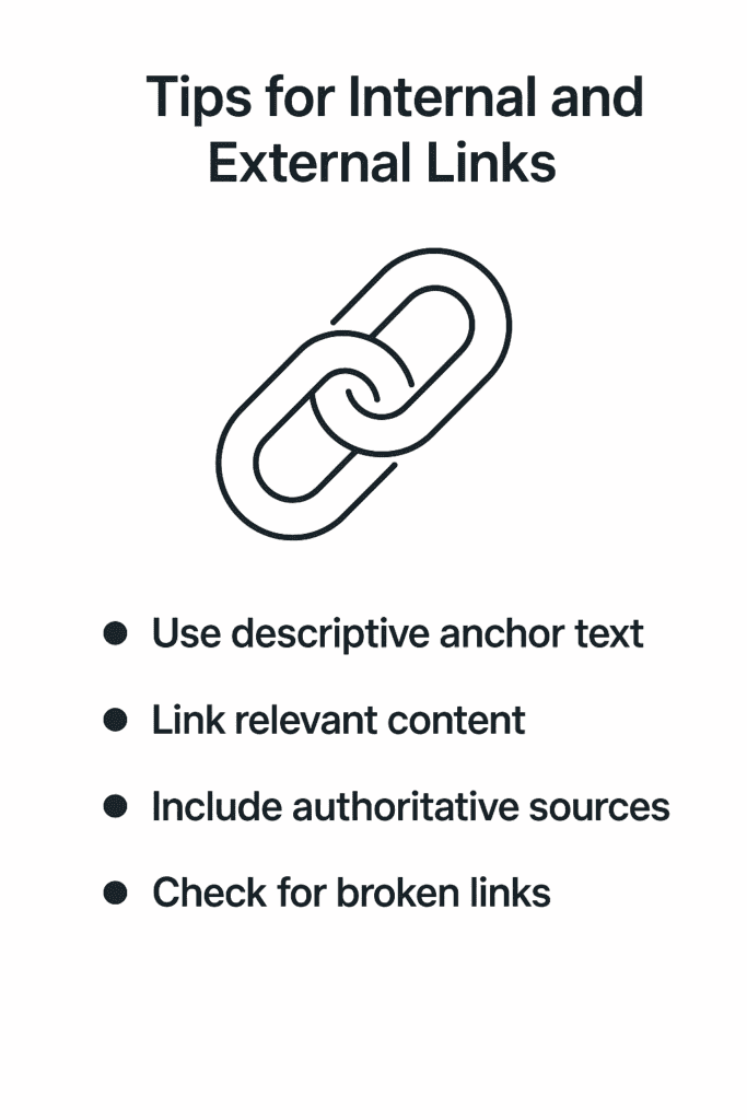 editorial seo: internal vs external links
