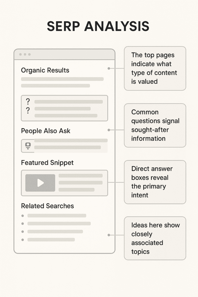 editorial seo: serp analysis
