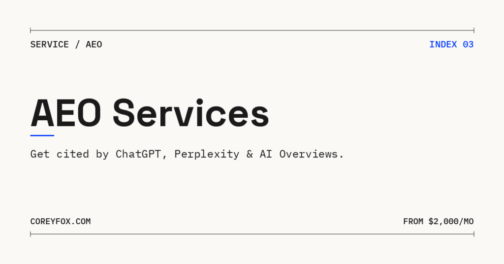 AEO Services