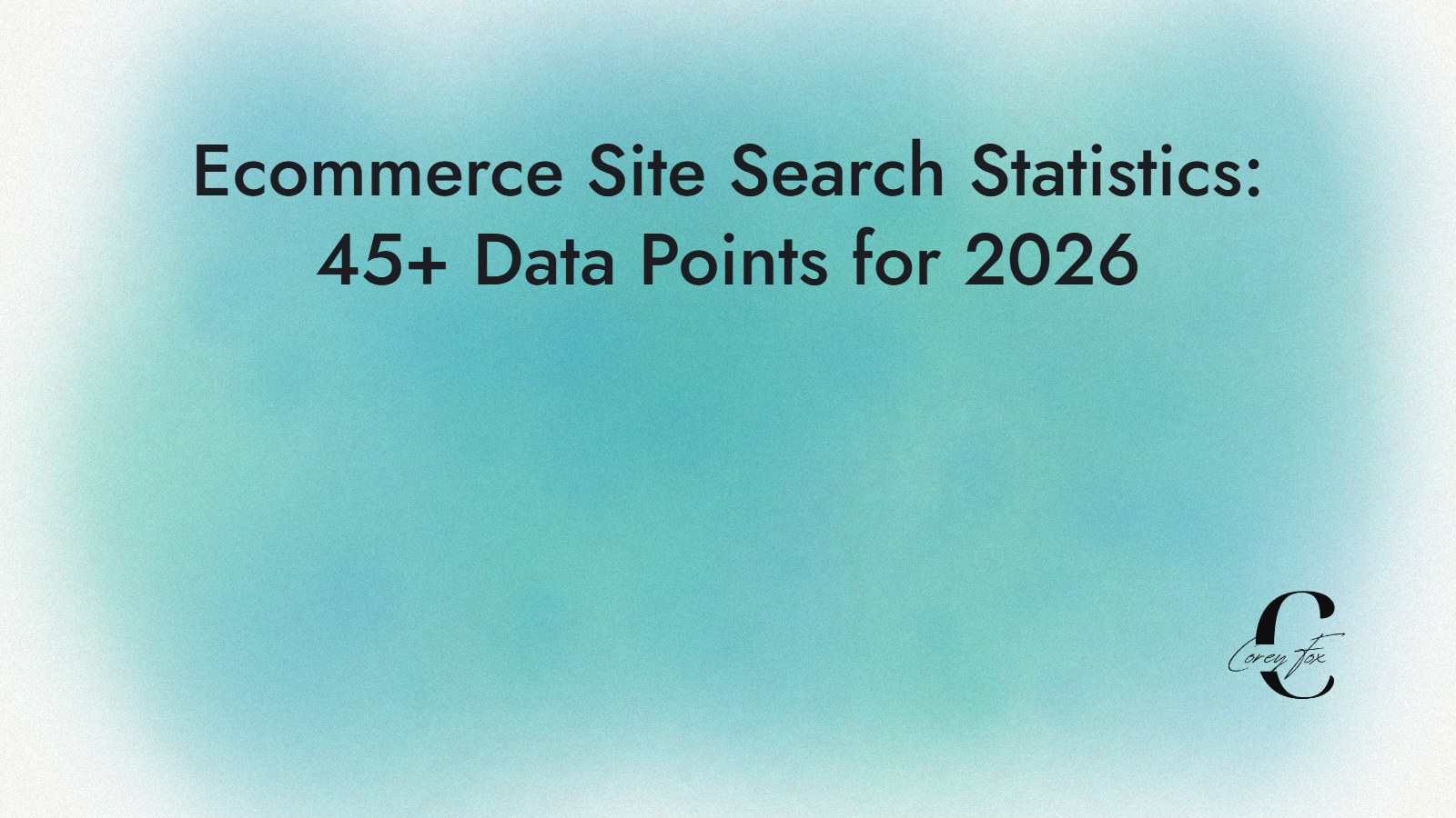Ecommerce site search statistics: 45+ data points for 2026