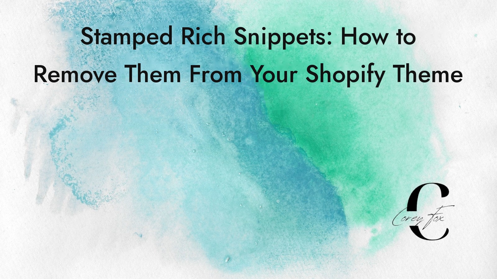 Stamped Rich Snippets: How to Remove Them From Your Shopify Theme